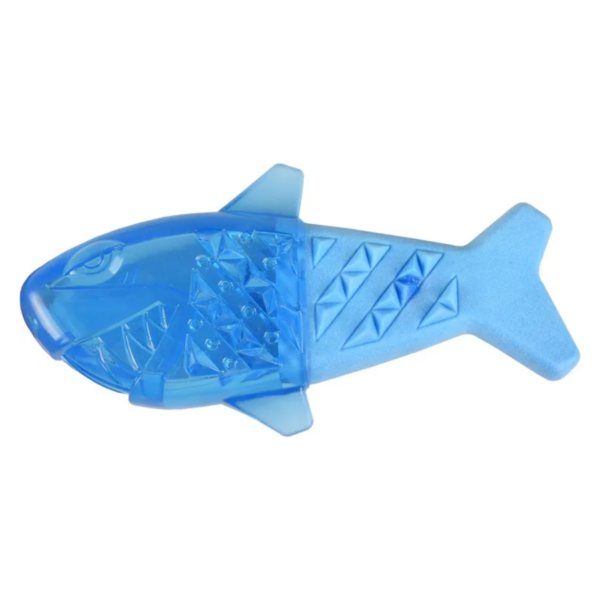 dog toy fish shaped